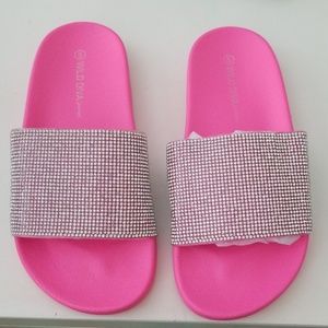 Bedazzled Womens Flip Flops